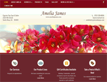 Tablet Screenshot of ameliajames.com